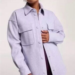 CALIA by Carrie Underwood Light Purple Shacket Jacket